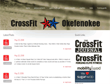 Tablet Screenshot of crossfitokefenokee.com
